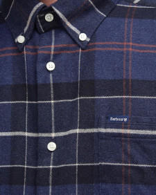 Lutsleigh Tailroed Long-Sleeved Shirt Navy Marl