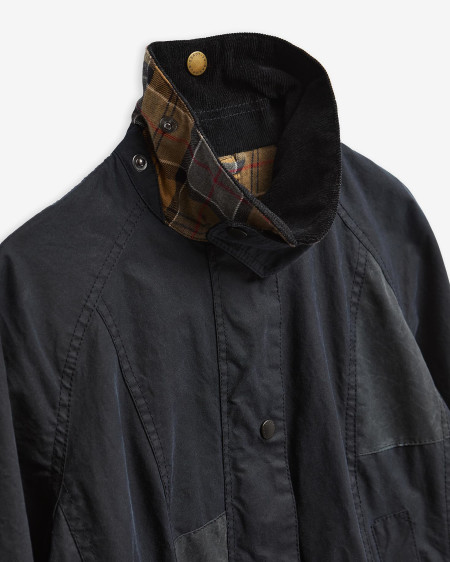 Barbour Re-Loved Beadnell Waxed Jacket - Size 14