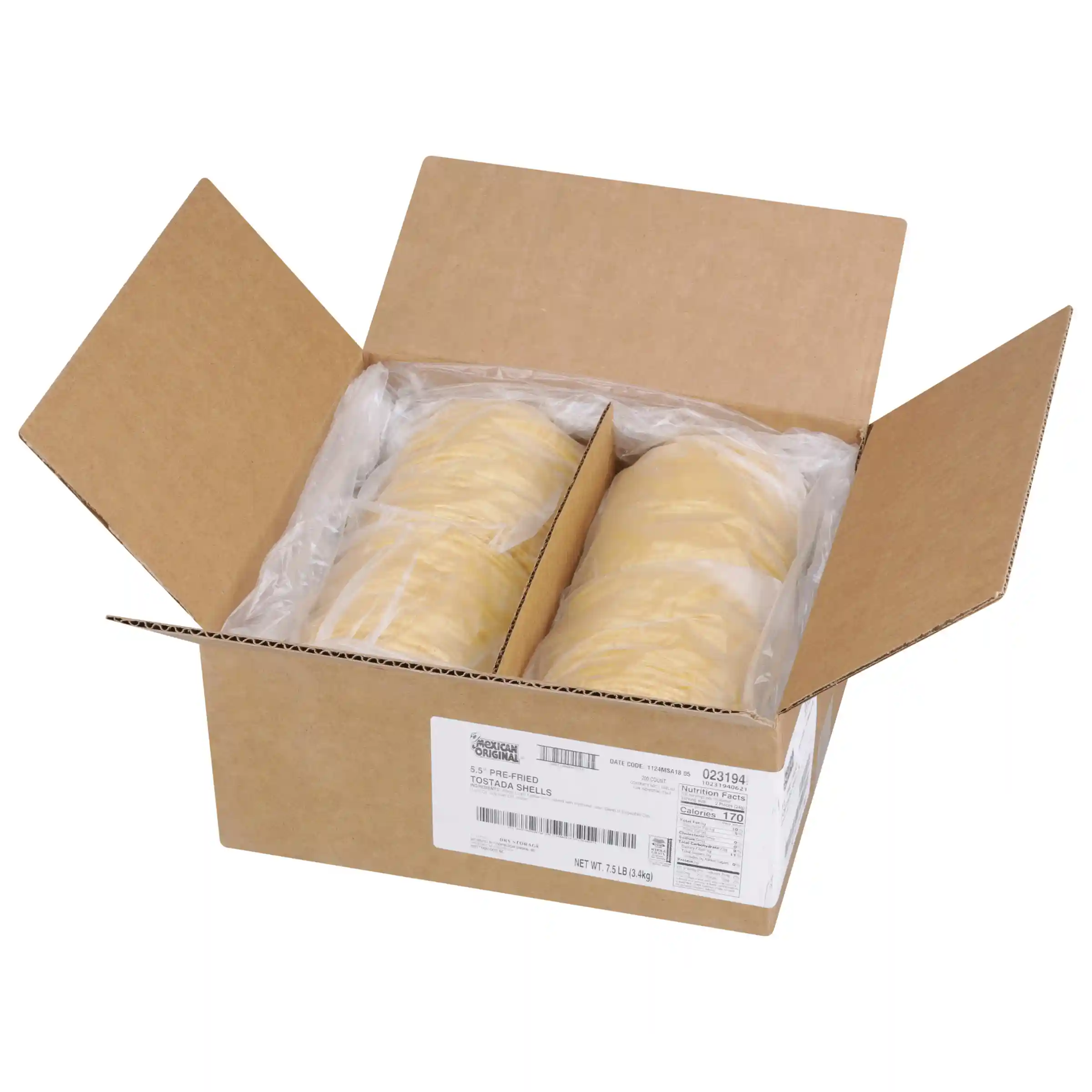 Mexican Original® 5.5" 100% Whole Grain Corn Tostada Shells, 200/1.20 oz._image_4