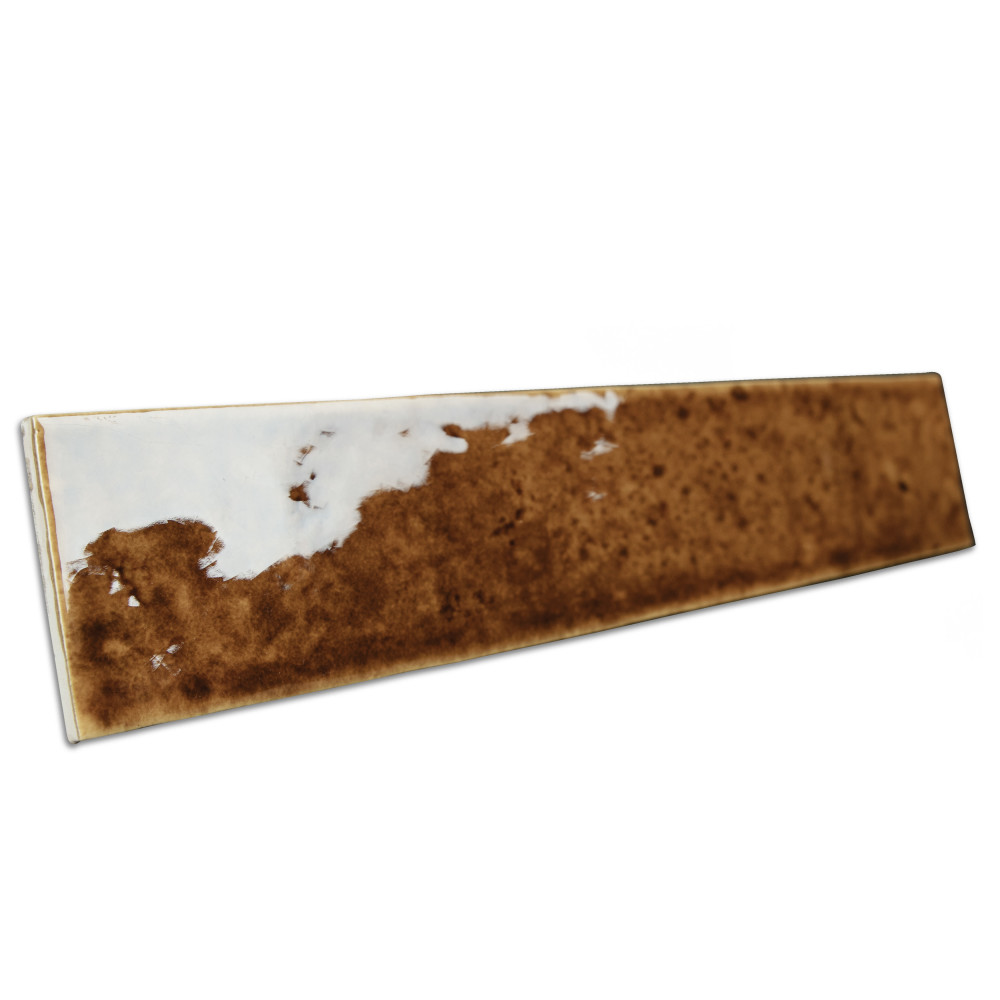 Menorca Rust 2-1/2 in. x 12-7/8 in. Ceramic Wall Tile