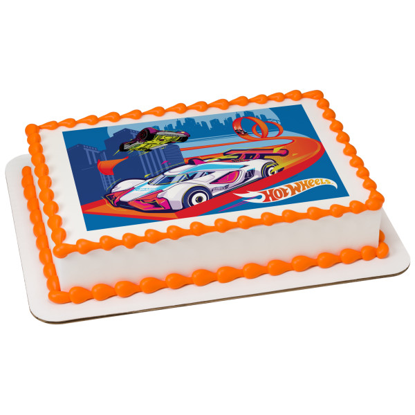 Hot Wheels™ Race to Win! PhotoCake® Edible Image®