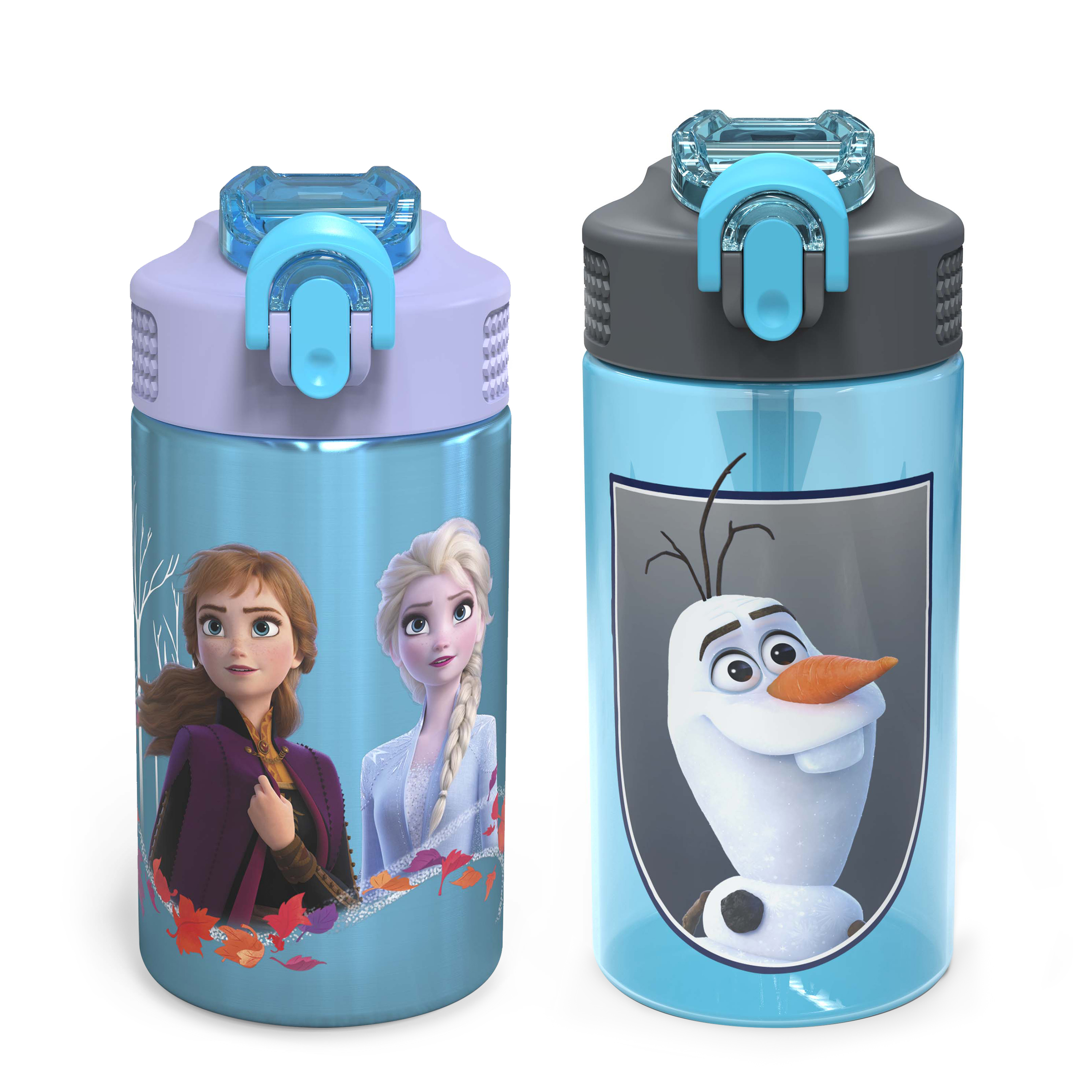 Disney Frozen 2 Movie 15.5 ounce Water Bottle, Anna , Elsa and Olaf, 2-piece set slideshow image 1 Disney Frozen 2 Movie 15.5 ounce Water Bottle, Anna , Elsa and Olaf, 2-piece set slideshow image 1