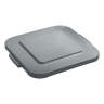 Rubbermaid Commercial, BRUTE, Square, Resin, 40 gal, Resin, Gray, Receptacle Lid