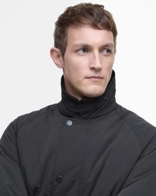 Winter Wadded Showerproof Mac Black Carbon