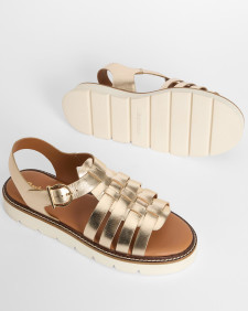 Otterburn Fisherman Sandals Gold