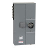 Branch unit EZ Meter-Pak 400A 1 socket 208Y/120VAC lever bypass ringless 1200A busbar