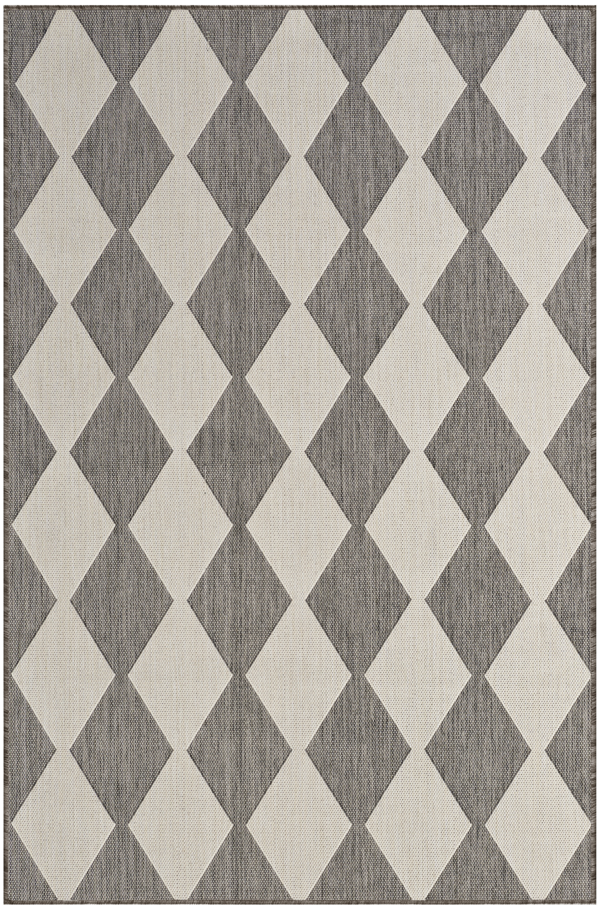 Nourison Positano 4' x 6' Charcoal Modern Rug