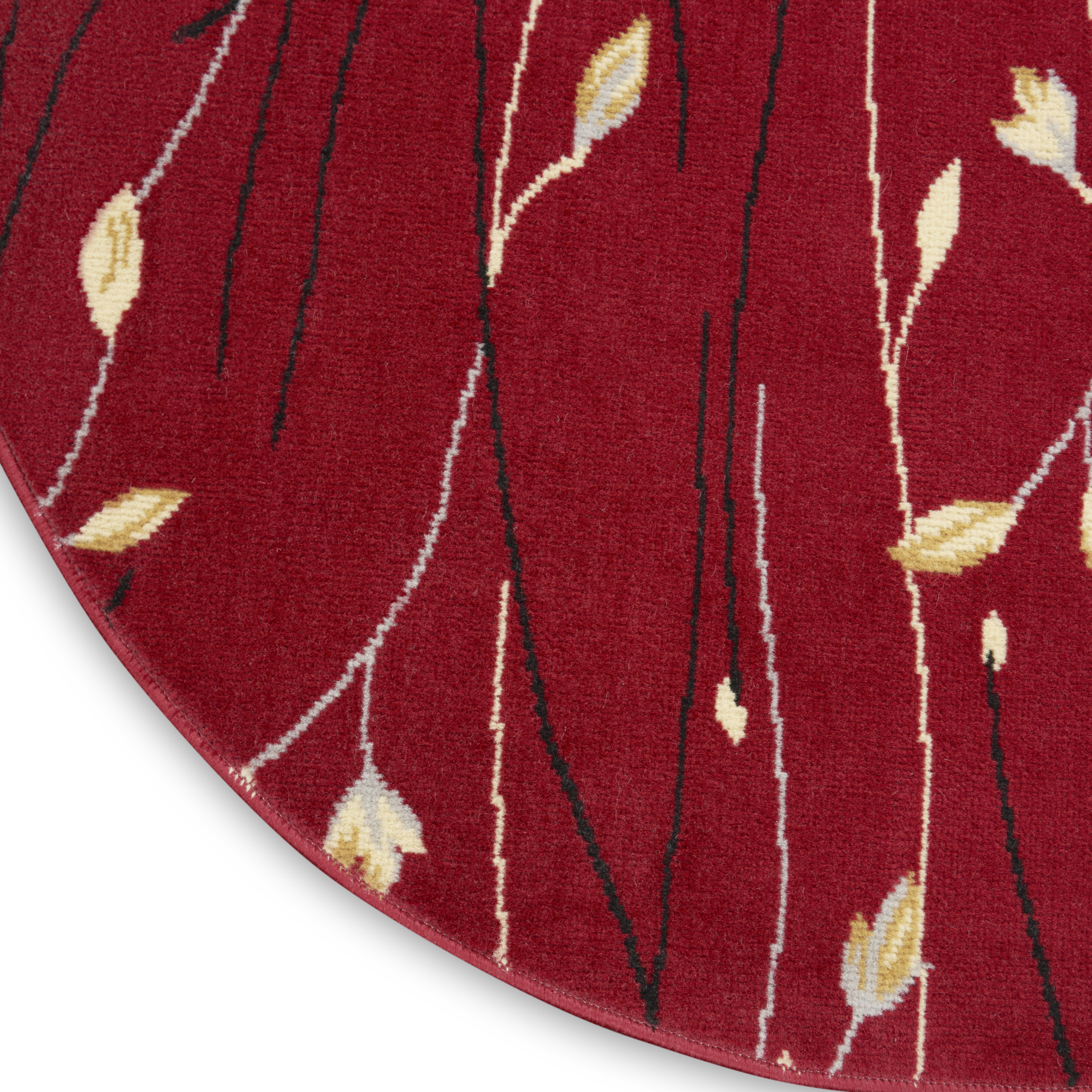 Nourison Grafix 8' x Round Red Contemporary Indoor Rug