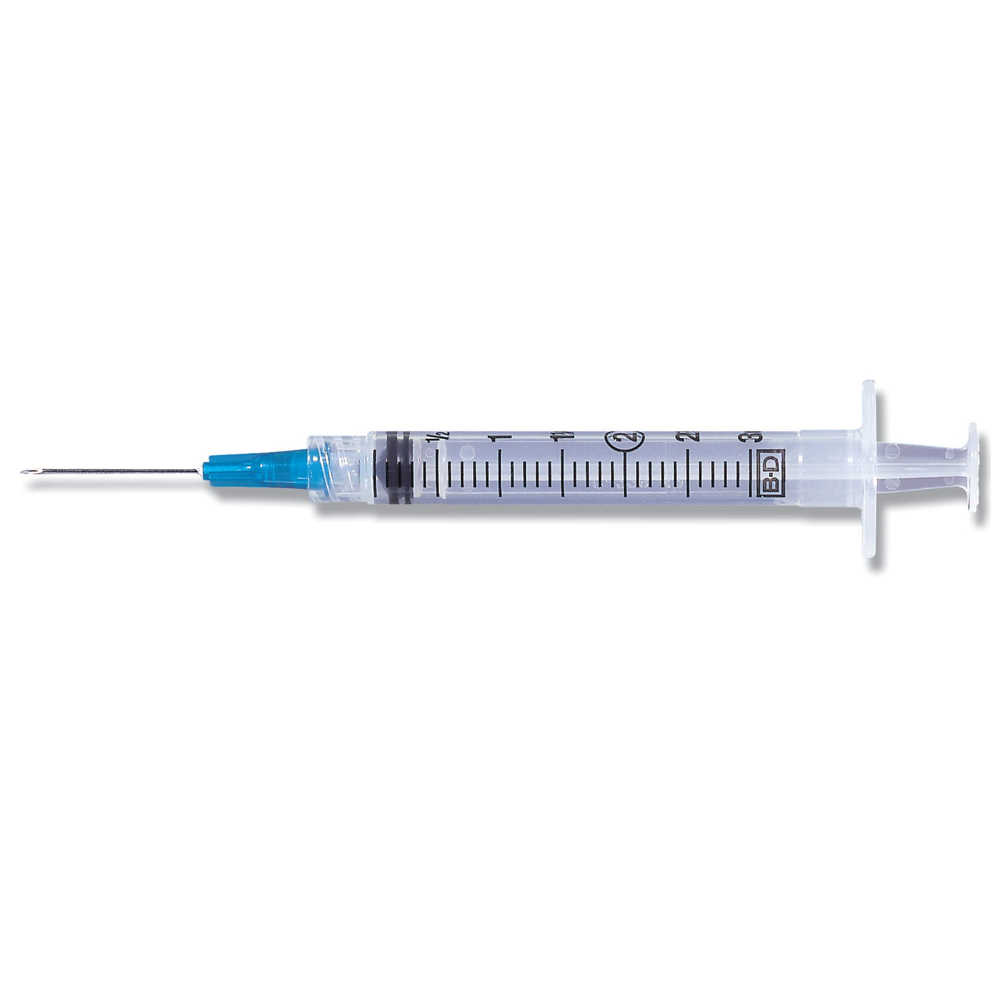 PrecisionGlide™ 3 mL Syringe with Hypodermic Needle, 23 Gauge, 1" Needle Length