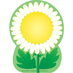Creative Shapes Notepad, Daisy, Mini