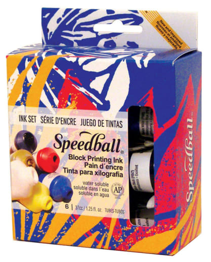 Block Printing Ink set of 6