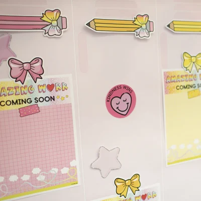 Fadeless Schoolgirl Style Bulletin Board Paper, Late For Class, 47.25" x 25', 1 Roll example 2