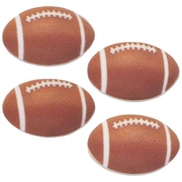 Football Minis - Red 3 Free Sweet Décor® Edible Decorations