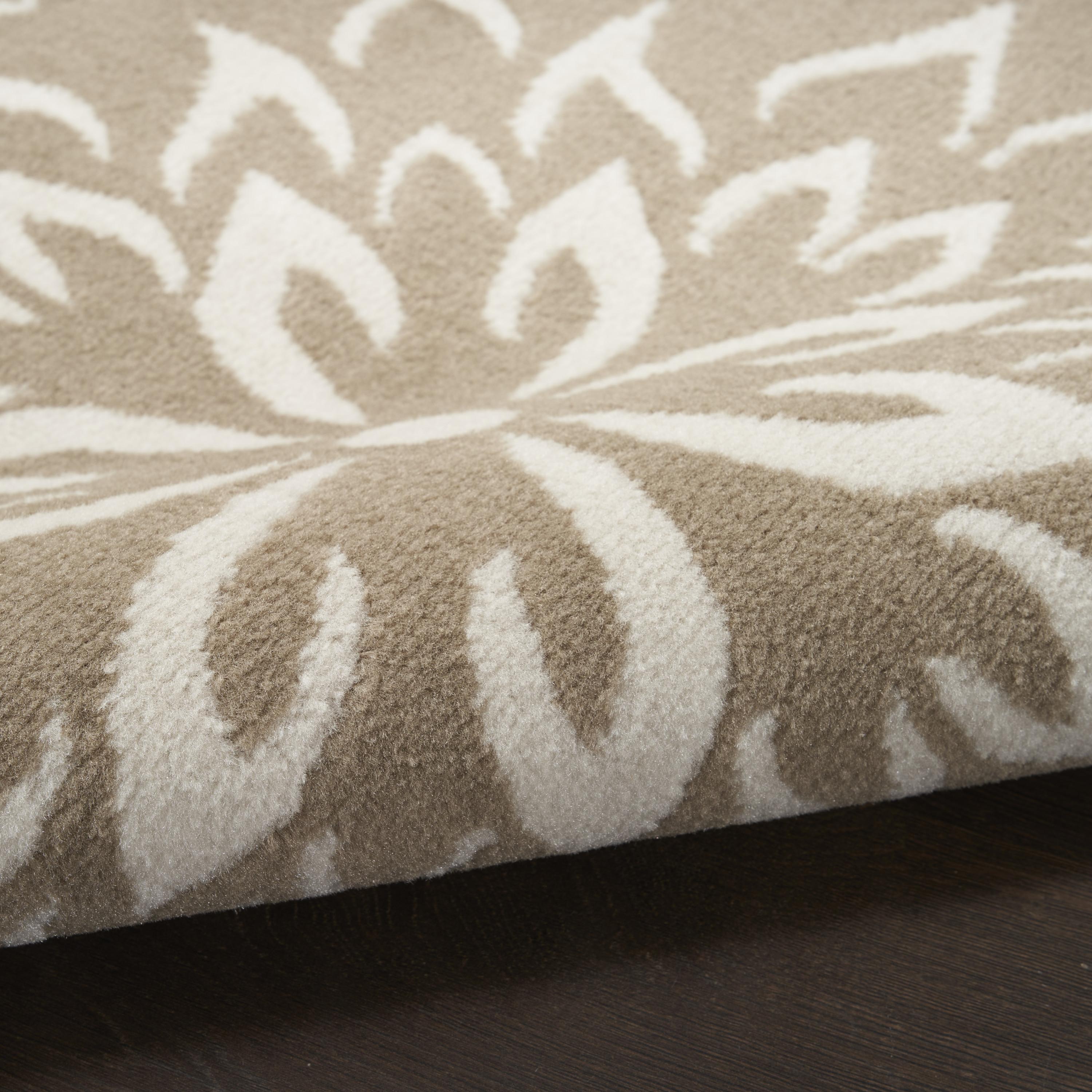 Nourison Jubilant 7' x 10' Taupe Farmhouse Indoor Rug