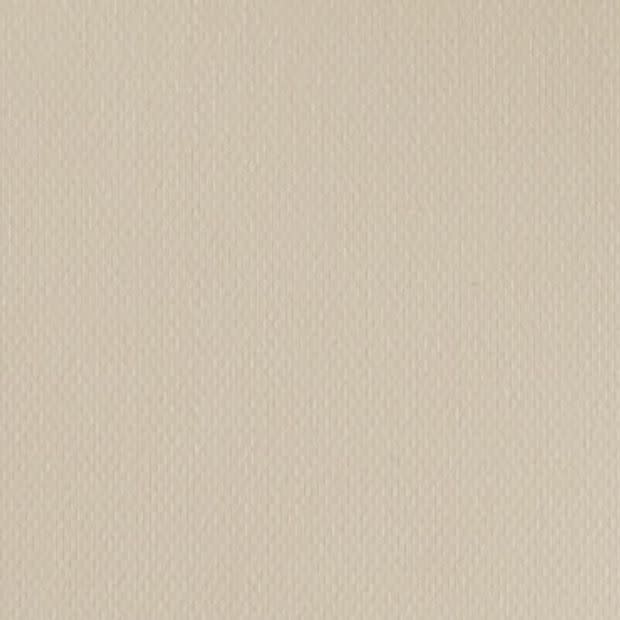 Beige woven-texture wallpaper covers the entire frame, its subtle vertical grain and tiny repeating diamond pattern visible; flat, evenly lit surface suggesting a neutral interior wall under diffuse lighting.