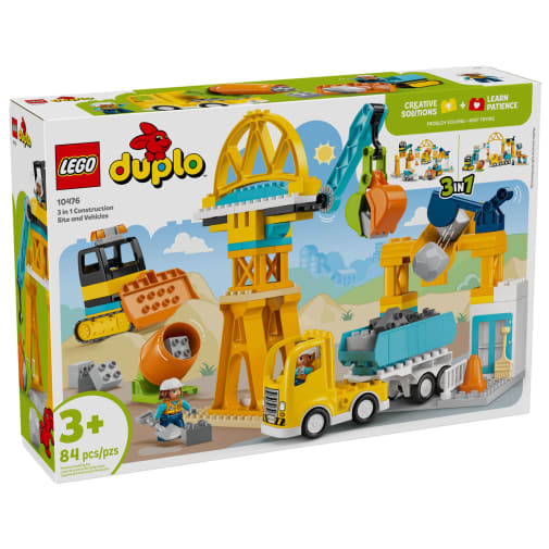 LEGO DUPLO Town 3 in 1 Construction Site and Vehicles (10476)