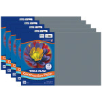 Tru-Ray&reg; Construction Paper, Heavyweight, Slate, 12" x 18", 50 Sheets Per Pack, 5 Packs PAC103060-5