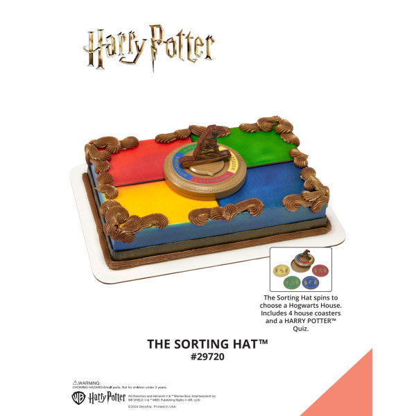 HARRY POTTER™ The Sorting Hat™ The Magic of Cakes® Icing Only Page