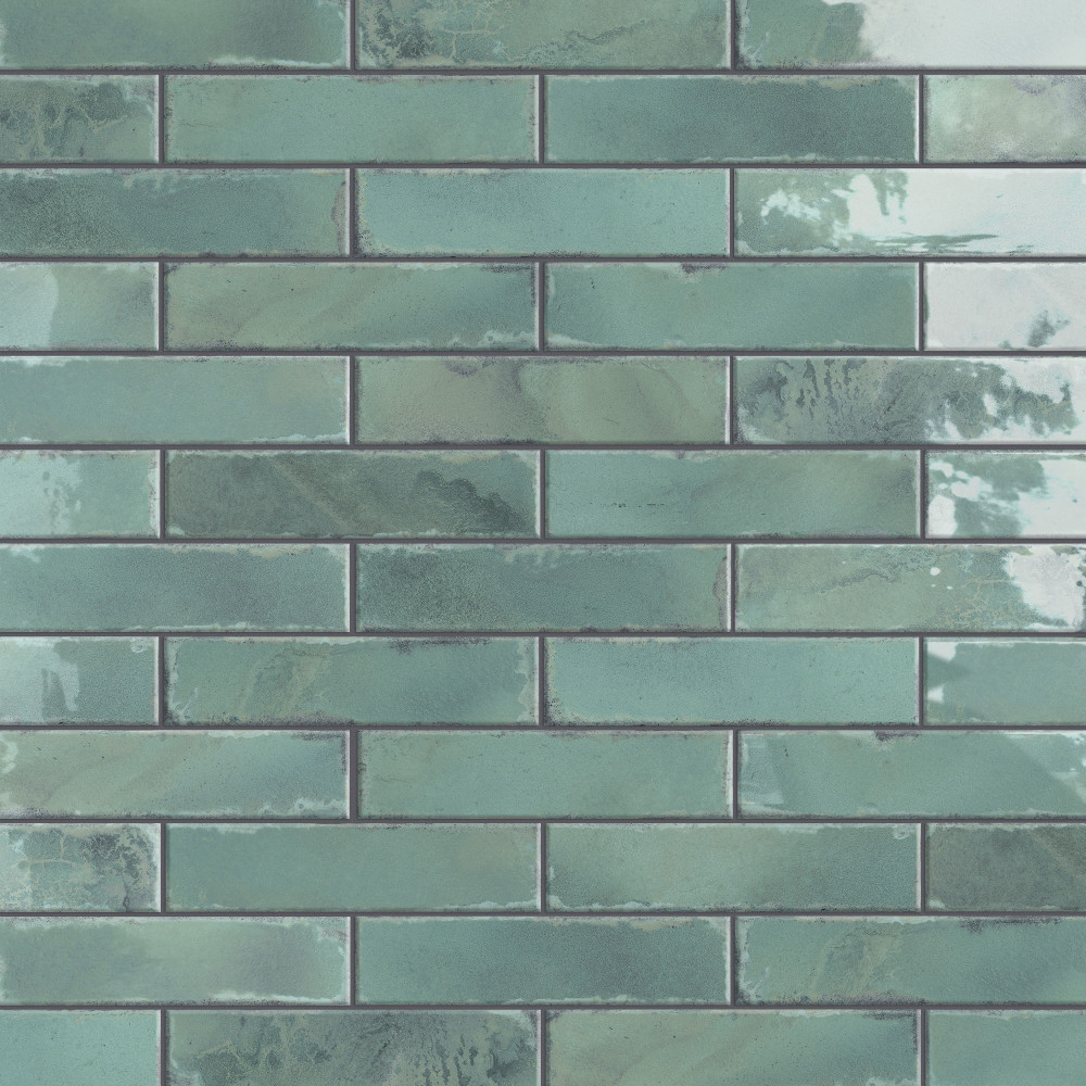 Luca Jade with Antimicrobial Glaze 3.13x12.38 Rectangle Ceramic Wall Only Digital Pattern