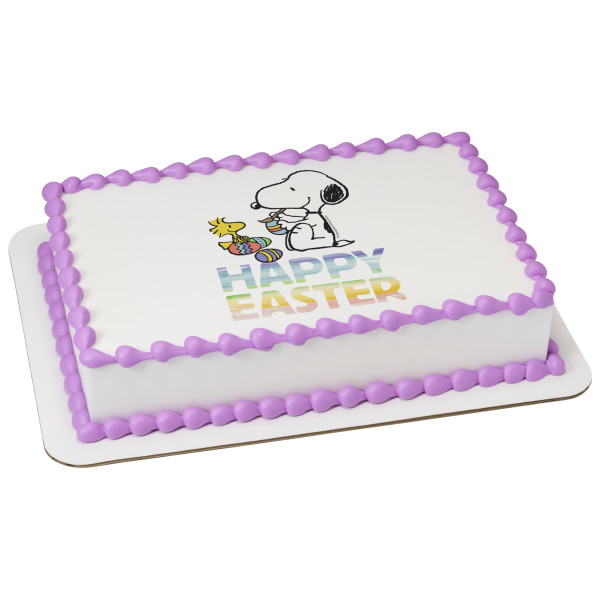 Peanuts® Happy Easter PhotoCake® Edible Image®