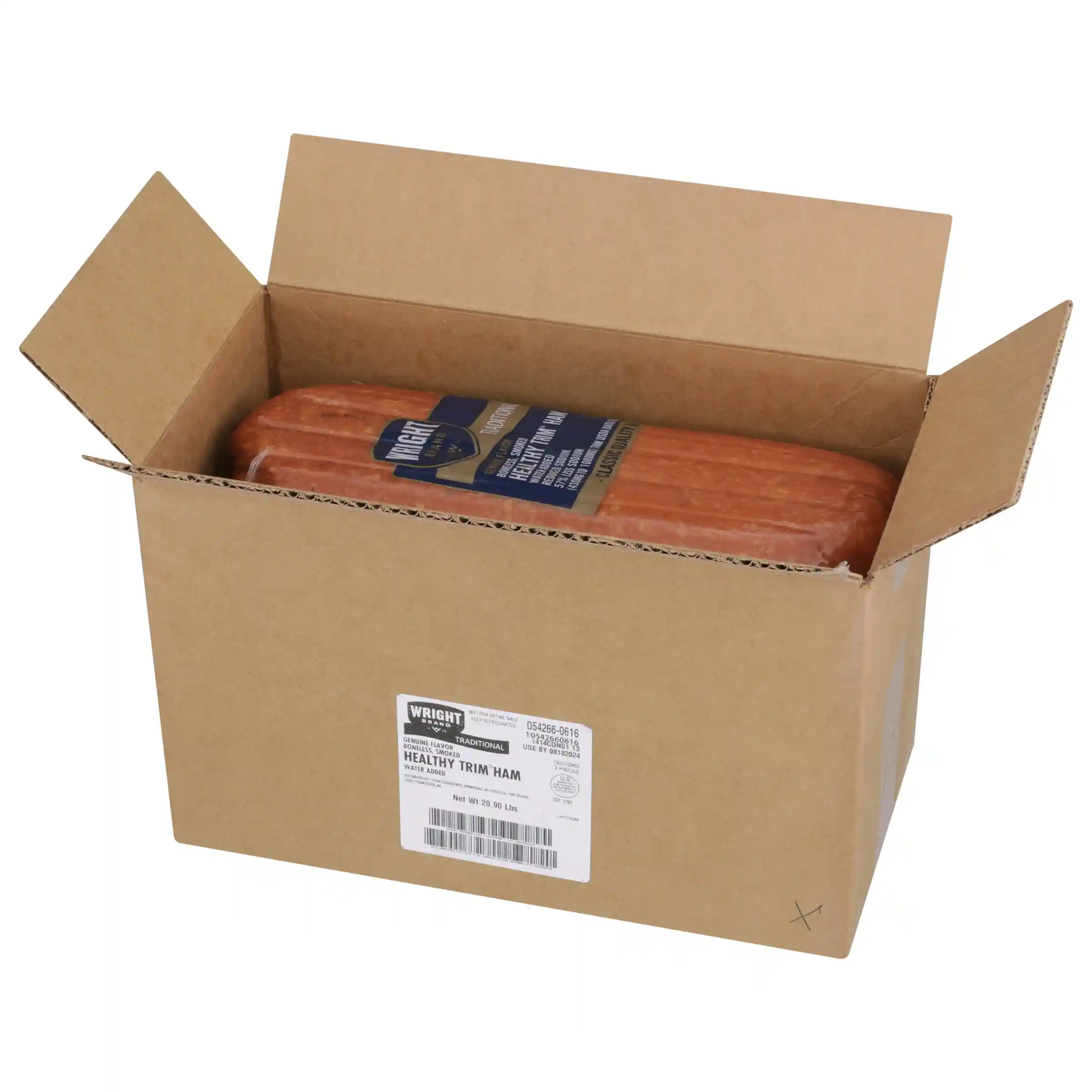 Wright® Brand Healthy Trim® Reduced Sodium Smoked Ham, 2 Count_image_4