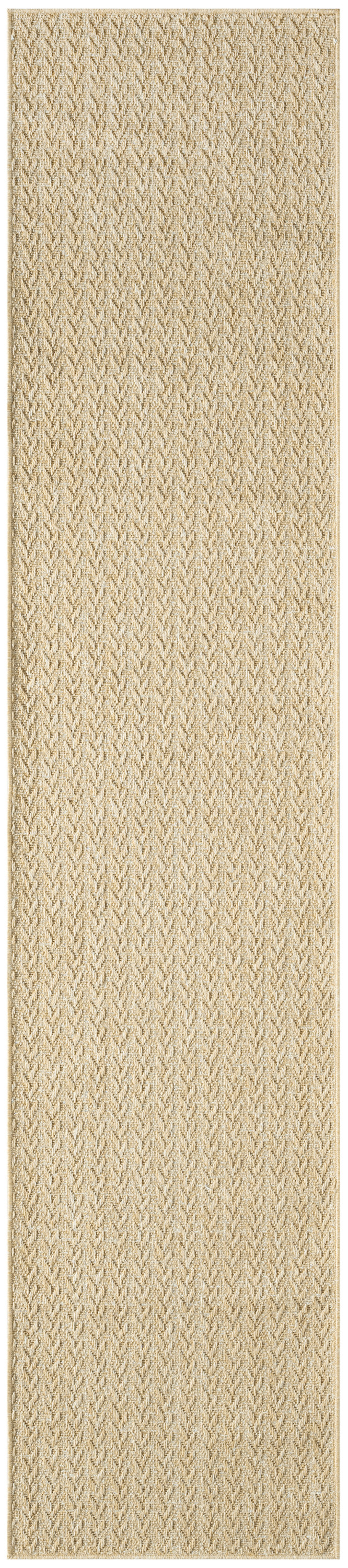 Nourison Tulum 2'2" x 8' Taupe Outdoor Rug