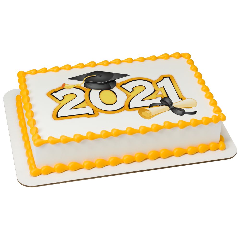 Image Cake Traditional Grad 2021
