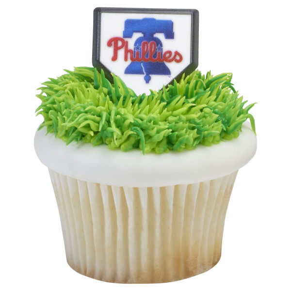 MLB® Home Plate Team Logo Cupcake Rings