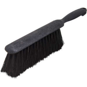 Carlisle, Flo-Pac®, 8in, Counter Brush With Horsehair, Horsehair Bristles, Black