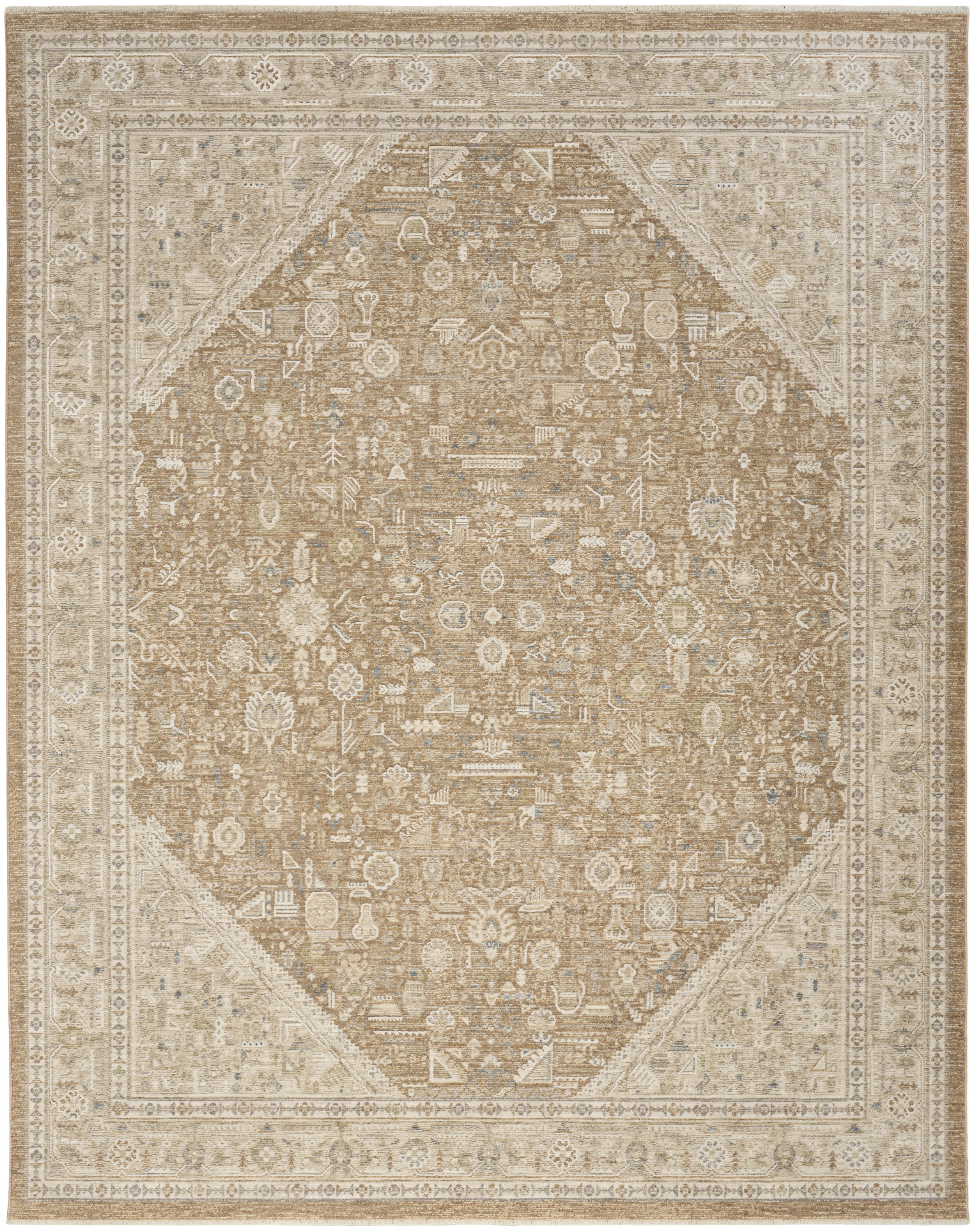 Nourison Retreat 7'10" x 10' Mocha Vintage Indoor Rug