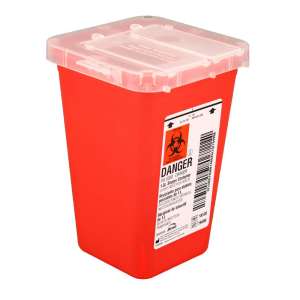 Impact, Red, Sharps Container