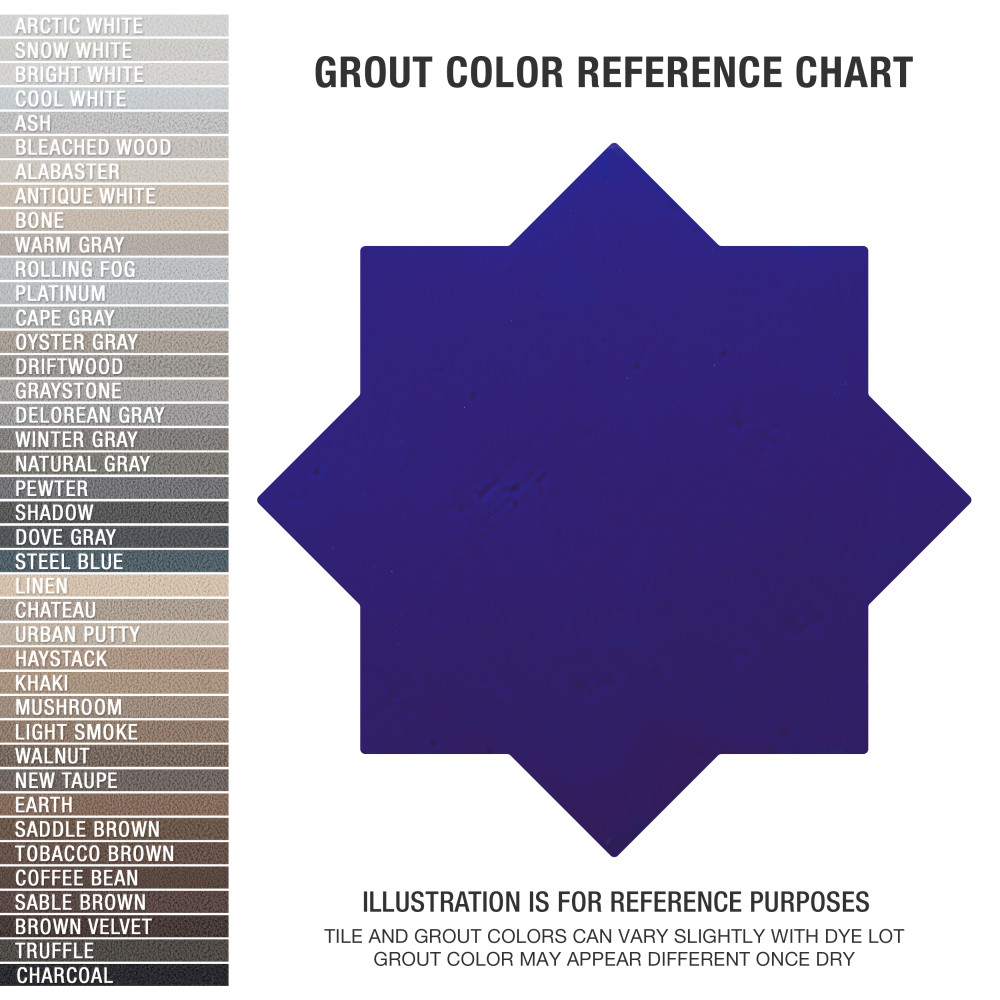 Argile Star Blu 7 in. x 7 in. Porcelain Floor and Wall Tile