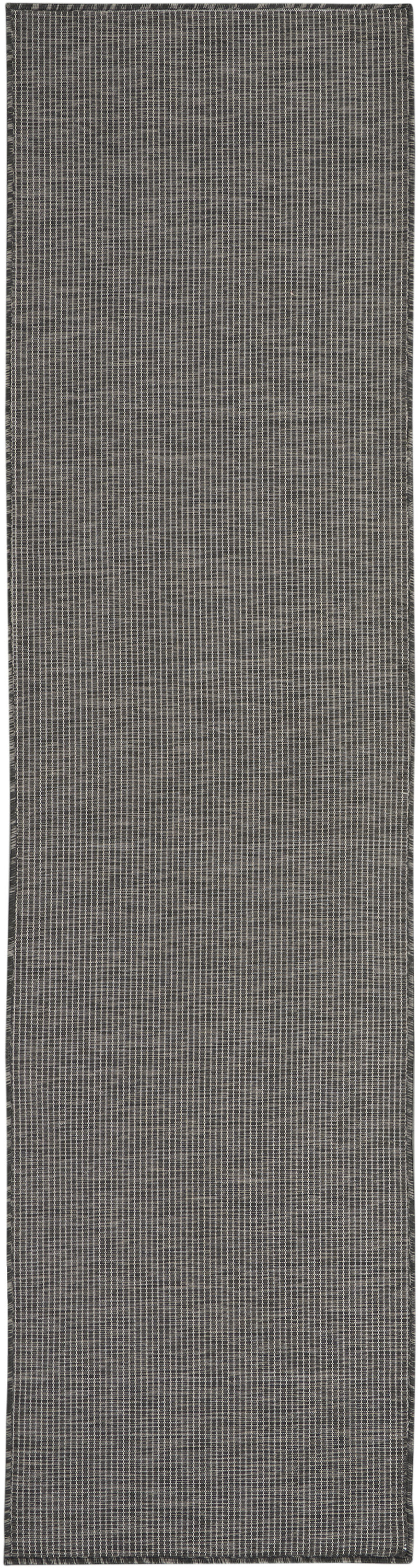 Nourison Positano 2'2" x 8' Charcoal Modern Rug