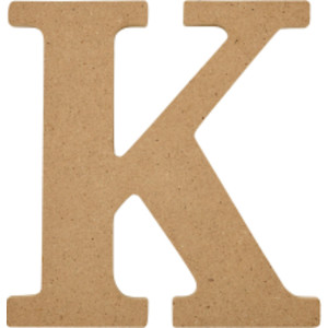MDF Letter, K, 5 Inch