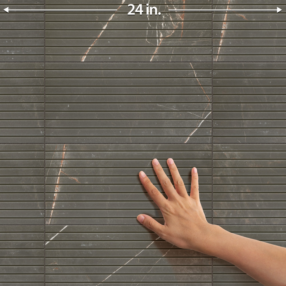 Istanbul Strata Night 6-7/8 in. x 14 in. Porcelain Floor and Wall Tile