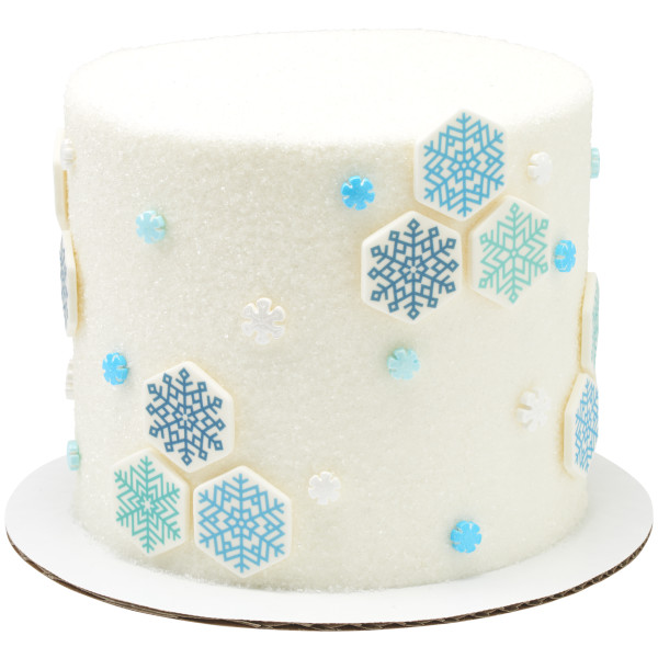 Snowflakes Assortment Sweet Décor® Edible Decorations