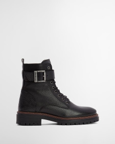 Heidi Commando Boots Black
