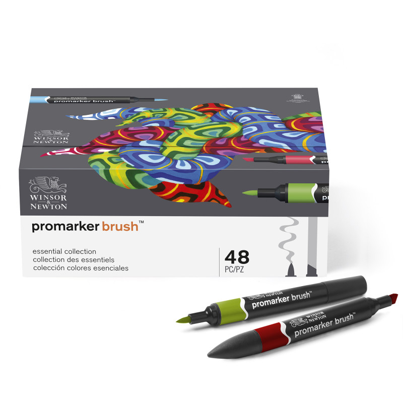 Promarker™ Brush, Essential Collection. Set of 48