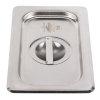 Ninth-size Super Pan V® solid stainless steel cover