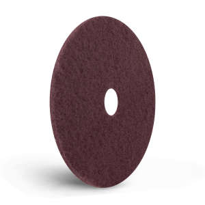 Hillyard, Trident Dominator Stripping Round Floor Pad, 20", Burgundy