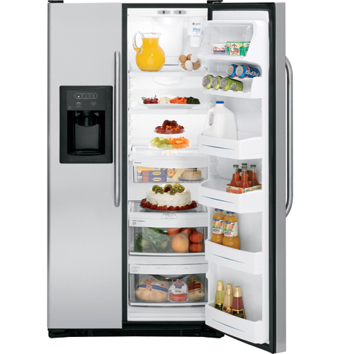 GE® ENERGY STAR® 25.4 Cu. Ft. Side-By-Side Refrigerator with Dispenser