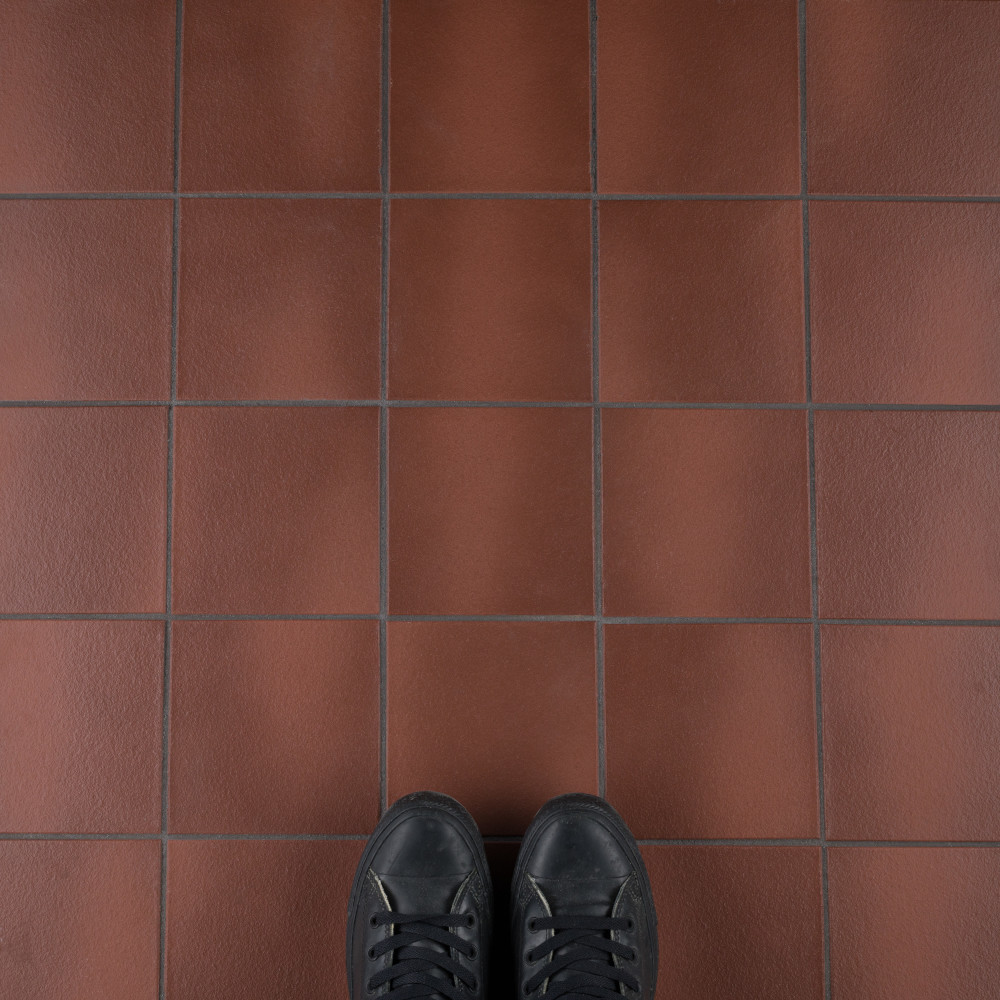 Sample – Quarry Flame Red Ceramic Floor and Wall Tile