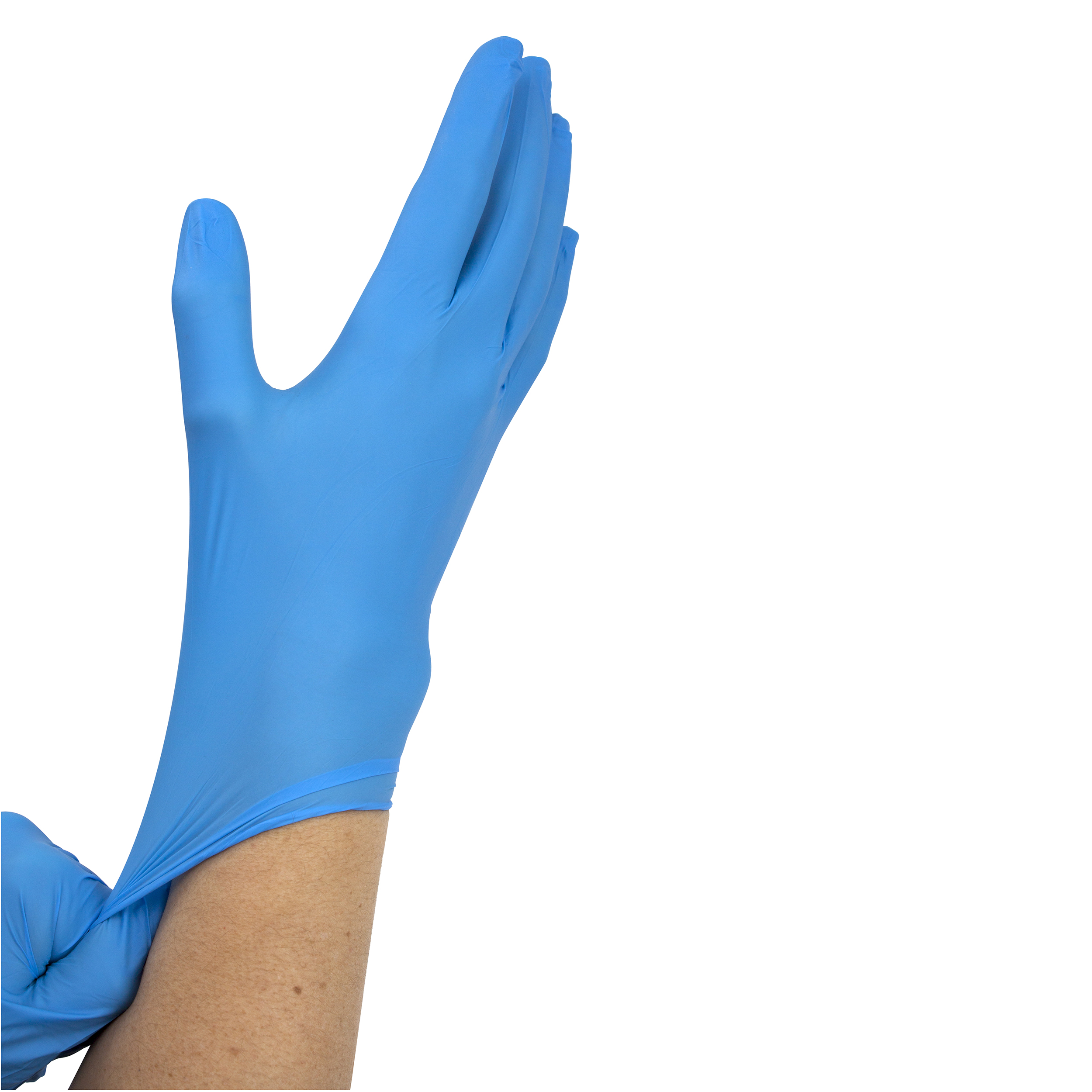 Nitrile Exam Glove (Non-latex) Powder Free - S - Blue - 10/100/Cs