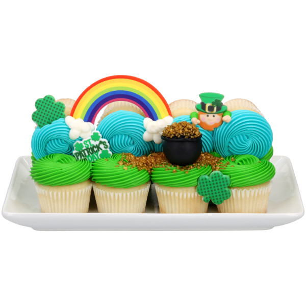 St. Patrick's Day Icons Cupcake Rings