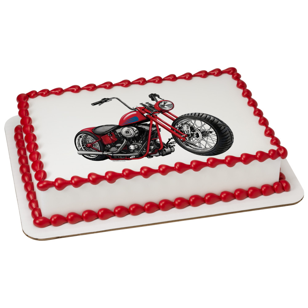 Order Motorcycle Edible Image® by PhotoCake® Cake from VONS 2352 BKY