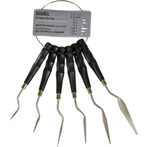 Free-Style Traditional Palette Knives, 6-Piece Ring Set