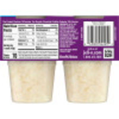 Jell-O Creme Brulee Sugar Free Rice Pudding Snacks, 4 ct Cups