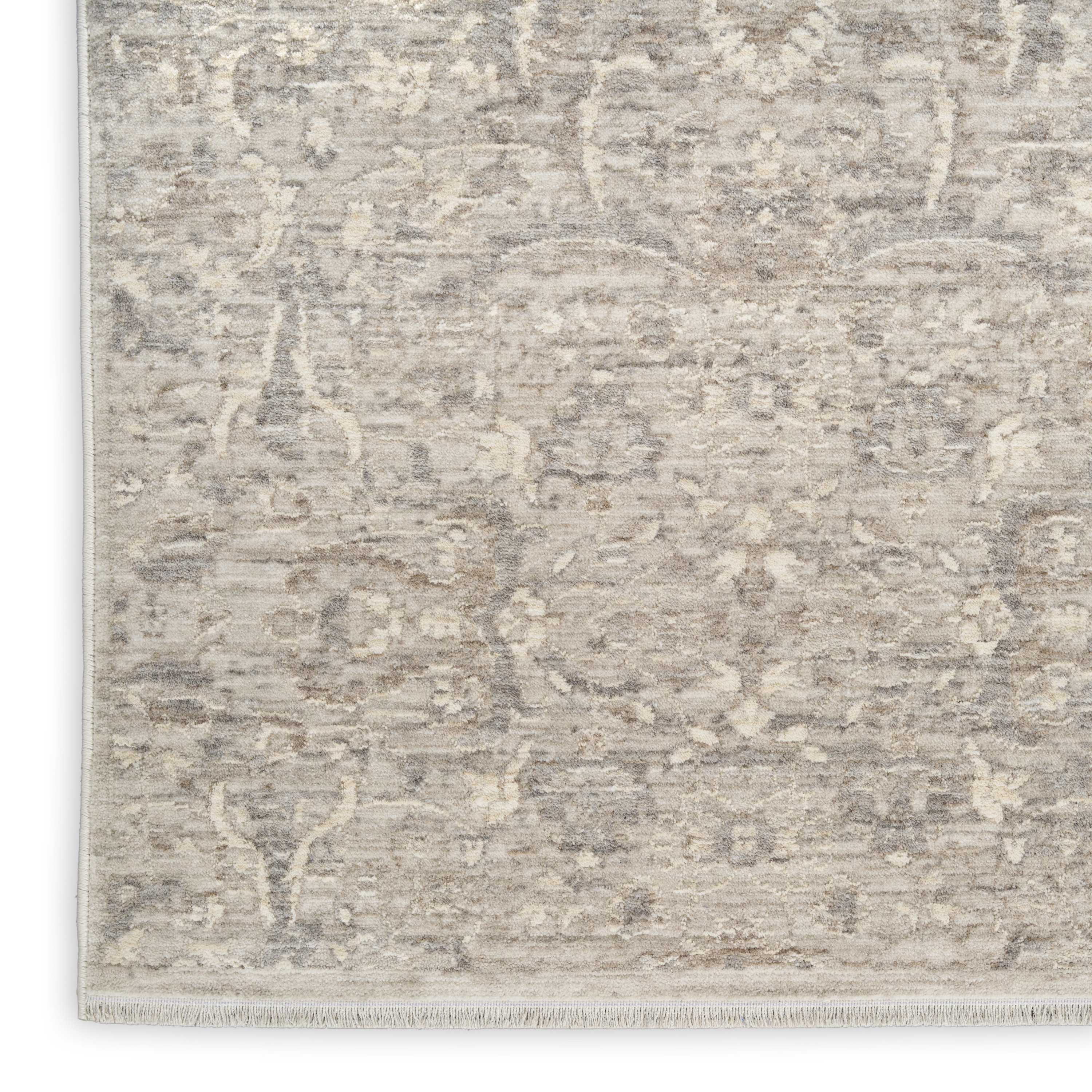 Nourison Shadows 9' x 12' Grey Vintage Indoor Rug