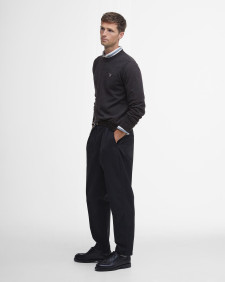 Merino Crew Neck Jumper Charcoal
