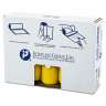 Inteplast,  LLDPE Infectious Linen Liner, 33 gal Capacity, 30 in Wide, 43 in High, 1.15 Mils Thick, Yellow